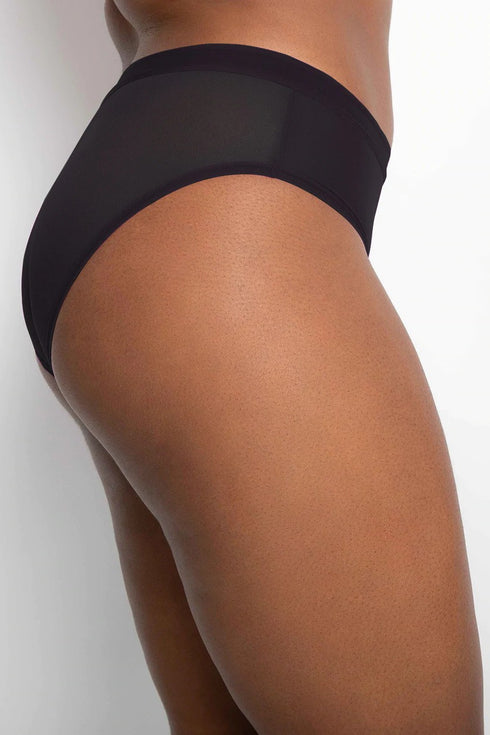 Curvy Couture  Mesh High Cut Brief